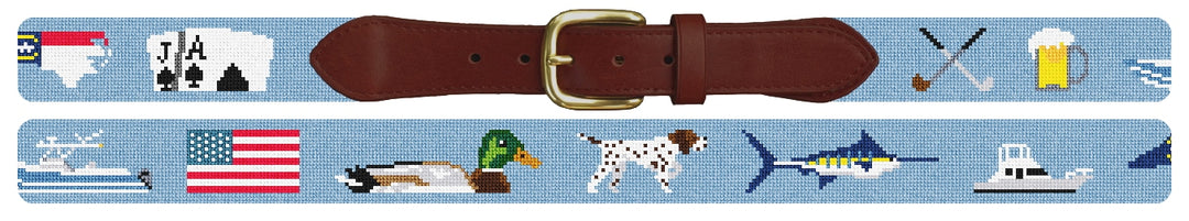 Custom Needlepoint Belt