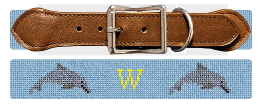 Custom Needlepoint Dog Collar