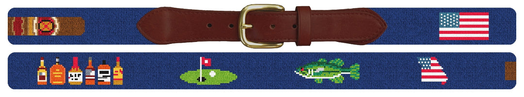 Custom Needlepoint Belt