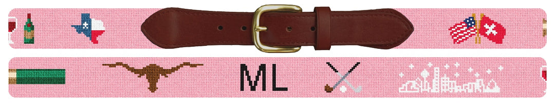 Custom Needlepoint Belt