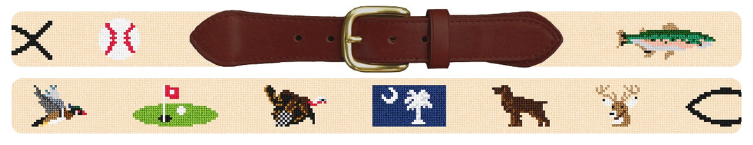 Custom Needlepoint Belt