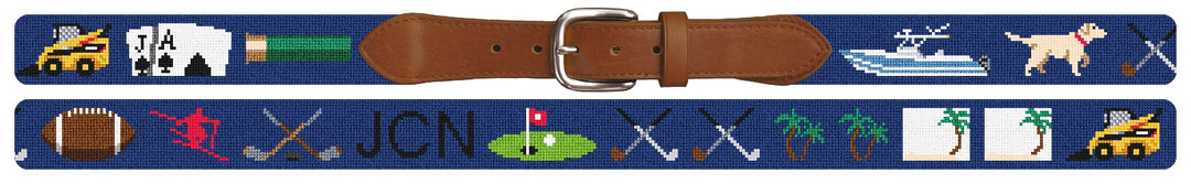 Custom Needlepoint Belt