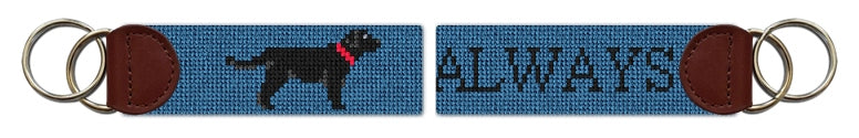 Custom Needlepoint Key Fob