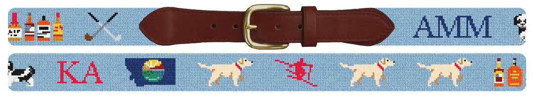 Custom Needlepoint Belt