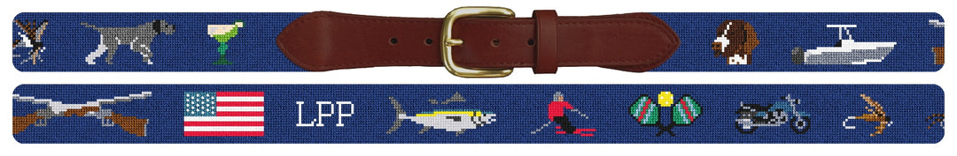 Custom Needlepoint Belt