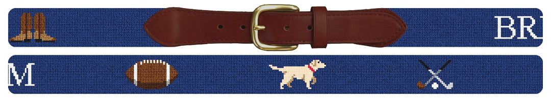 Custom Needlepoint Belt