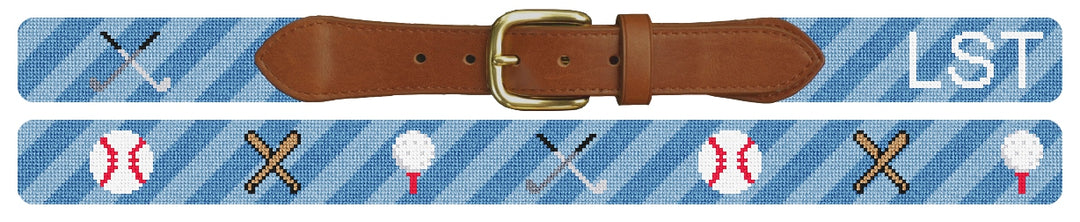 Custom Needlepoint Belt