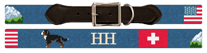 Custom Needlepoint Dog Collar