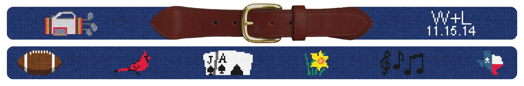 Custom Needlepoint Belt