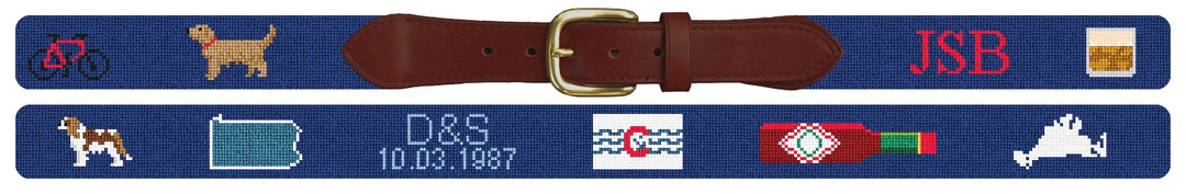 Custom Needlepoint Belt