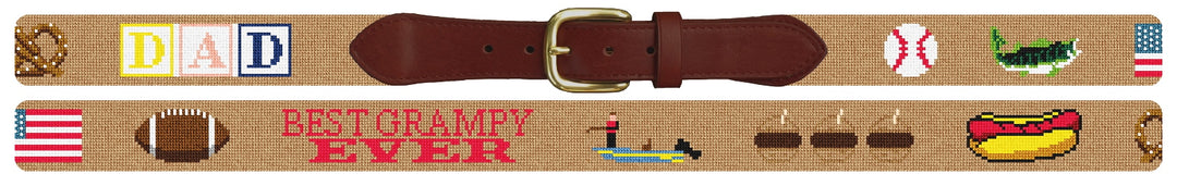 Custom Needlepoint Belt