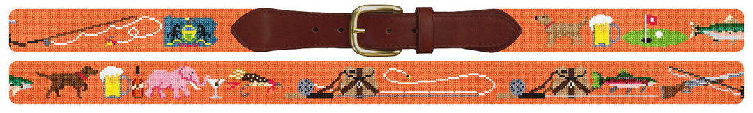 Custom Needlepoint Belt