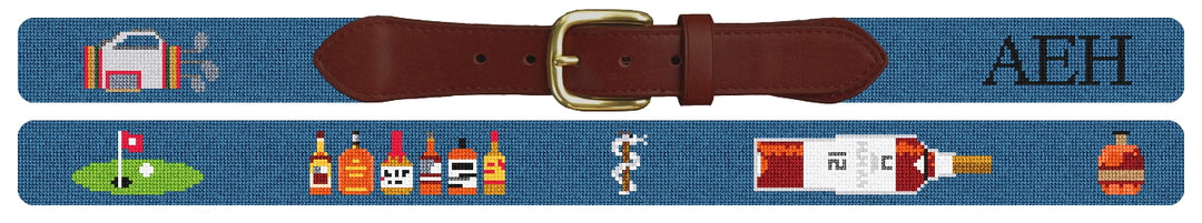 Custom Needlepoint Belt