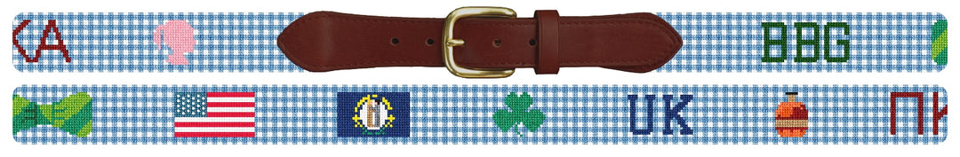 Custom Needlepoint Belt