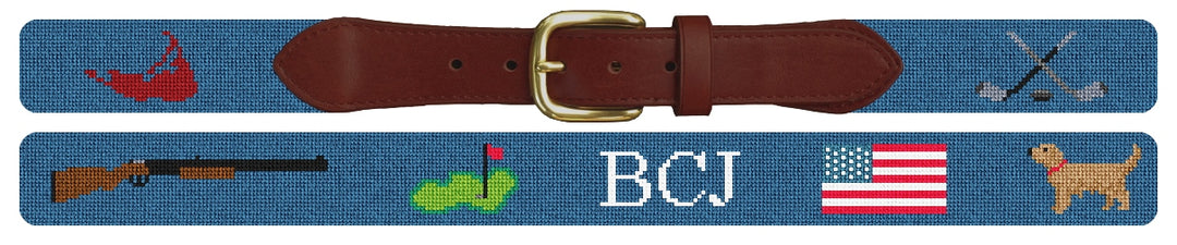 Custom Needlepoint Belt