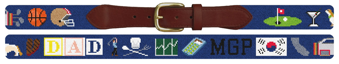 Custom Needlepoint Belt