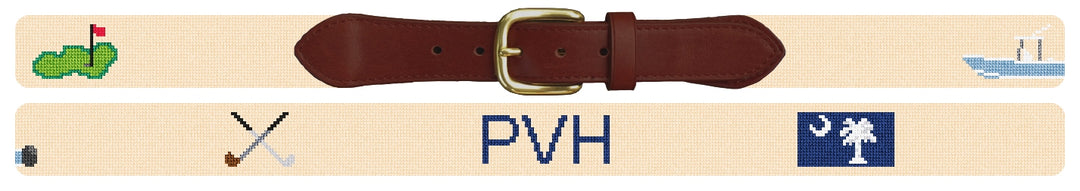 Custom Needlepoint Belt