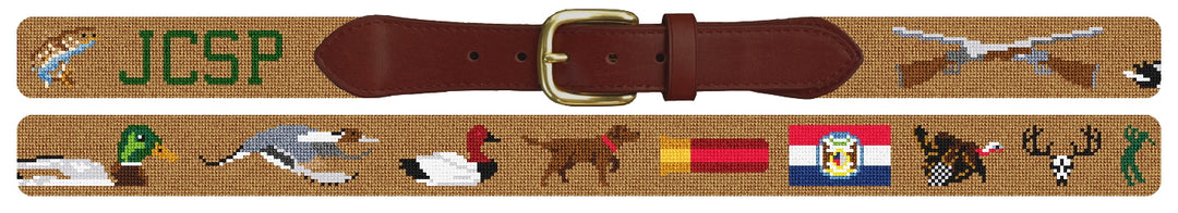 Custom Needlepoint Belt