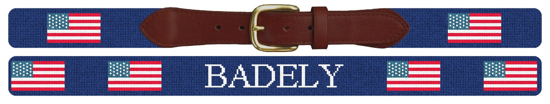 Custom Needlepoint Belt