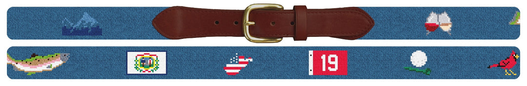 Custom Needlepoint Belt