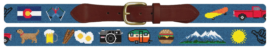 Custom Needlepoint Belt