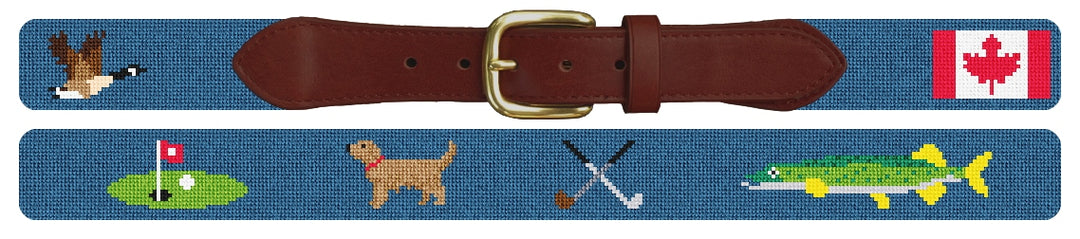 Custom Needlepoint Belt