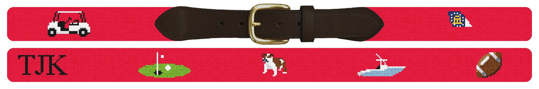 Custom Needlepoint Belt