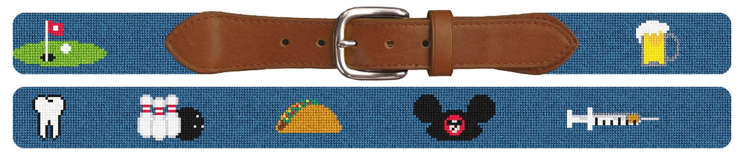 Custom Needlepoint Belt