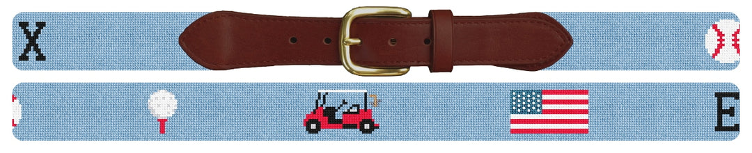 Custom Needlepoint Belt