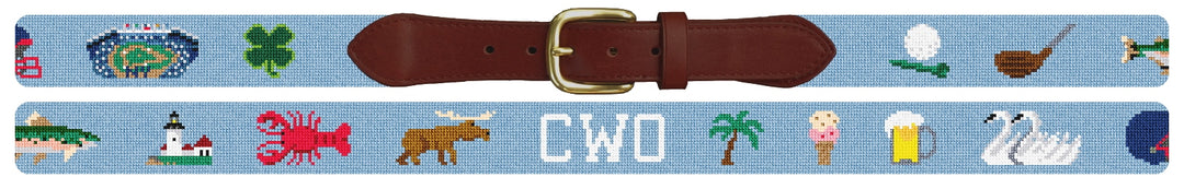 Custom Needlepoint Belt