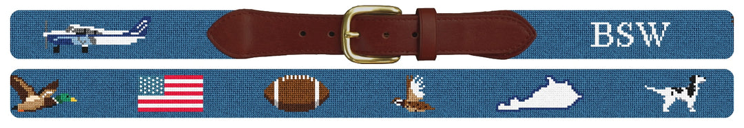 Custom Needlepoint Belt