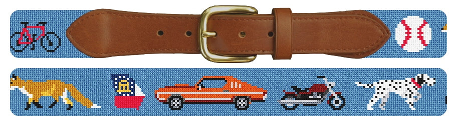 Custom Needlepoint Belt