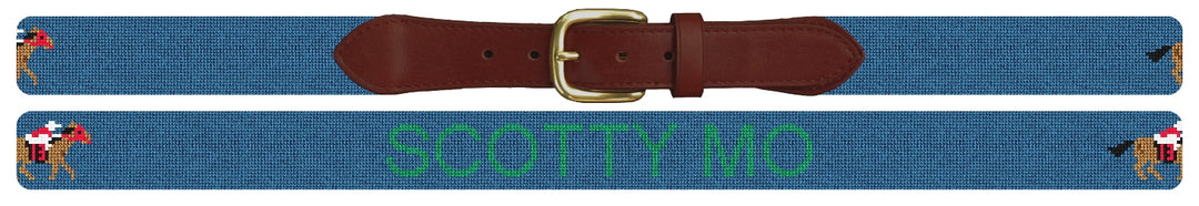 Custom Needlepoint Belt