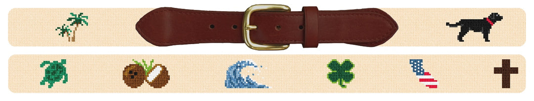 Custom Needlepoint Belt