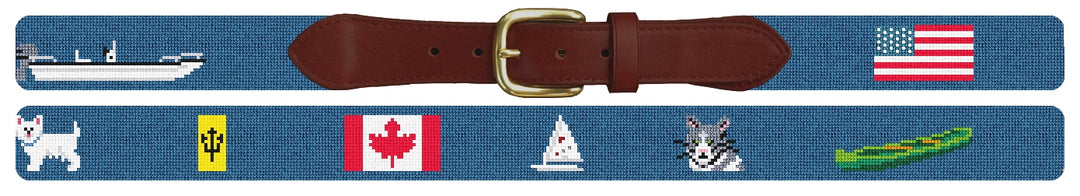 Custom Needlepoint Belt