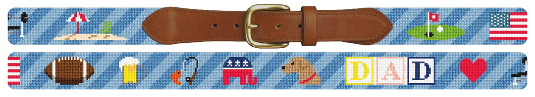 Custom Needlepoint Belt