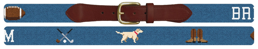 Custom Needlepoint Belt