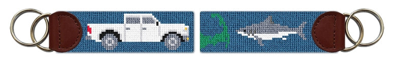 Custom Needlepoint Key Fob