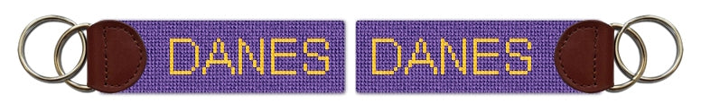 Custom Needlepoint Key Fob
