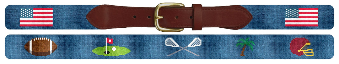 Custom Needlepoint Belt
