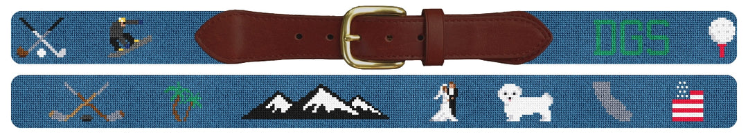 Custom Needlepoint Belt