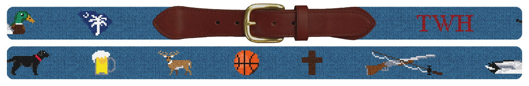 Custom Needlepoint Belt