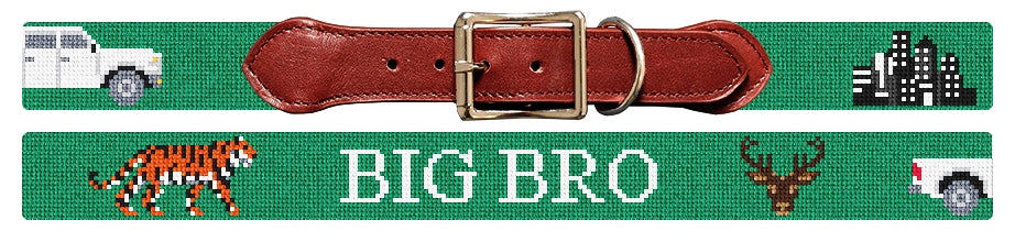 Custom Needlepoint Dog Collar