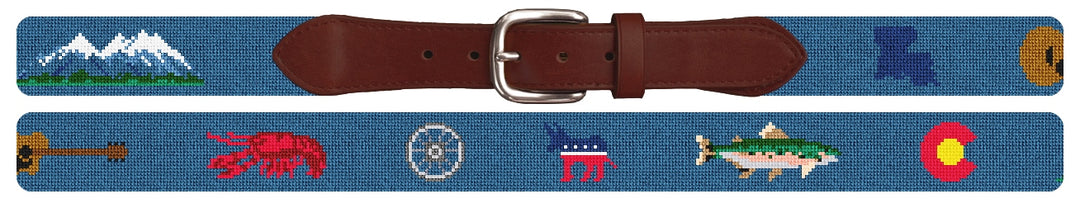 Custom Needlepoint Belt