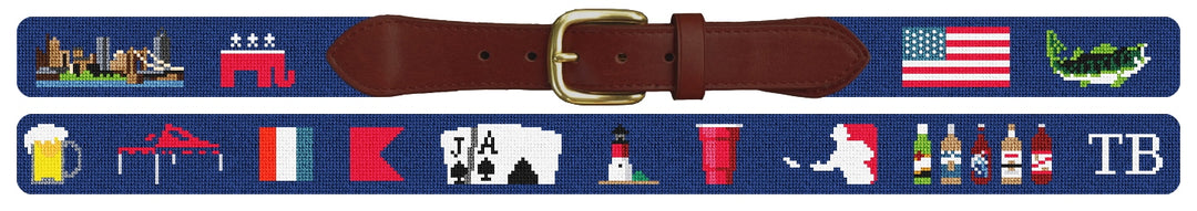 Custom Needlepoint Belt