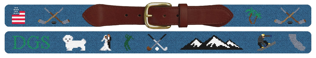 Custom Needlepoint Belt