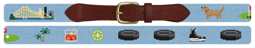Custom Needlepoint Belt