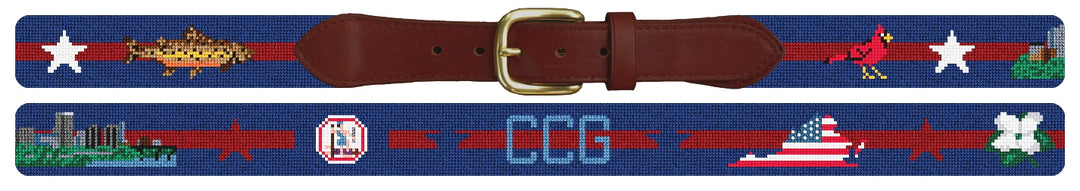 Custom Needlepoint Belt