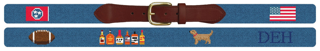 Custom Needlepoint Belt