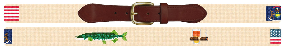 Custom Needlepoint Belt